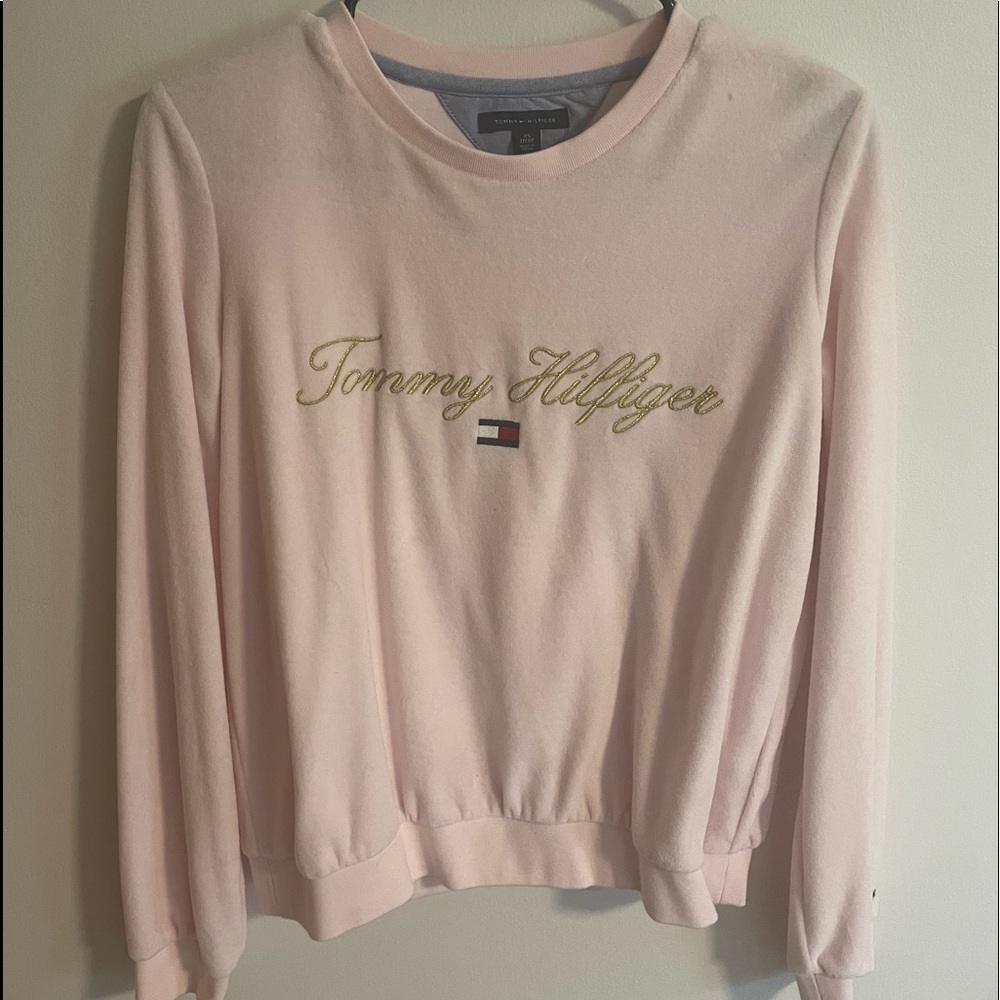 Tommy Hilfiger baby pink pullover